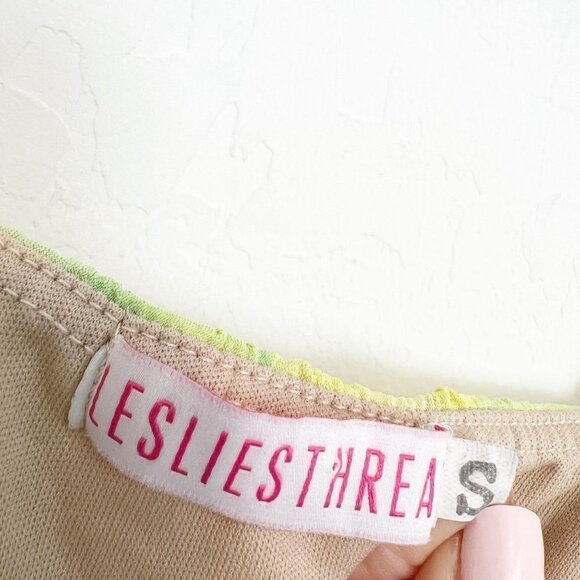 Tie Dye Ruched Rainbow Bodycon Fairy Y2K Disco Baddie Club Party Mini Dress S - Picture 5 of 7